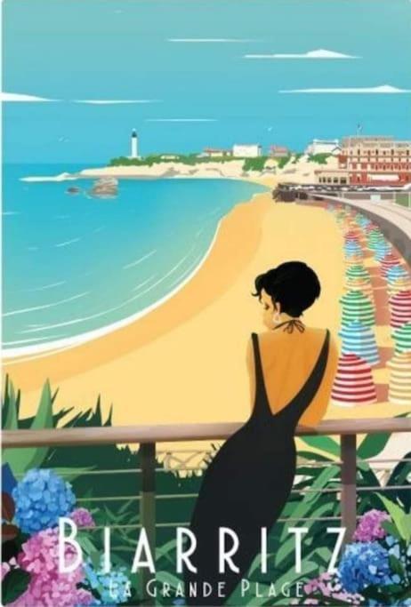 Magnifique T3 - Grande Plage Biarritz Kültér fotó